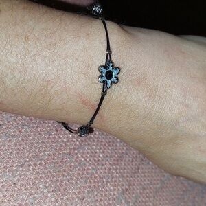 Artisan Wire Bracelet with Sterling Silver Charms